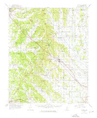Sherman Mississippi Historical topographic map, 1:62500 scale, 15 X 15 Minute, Year 1955