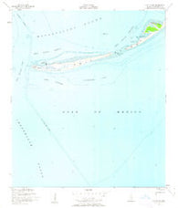 Ship Island Mississippi Historical topographic map, 1:24000 scale, 7.5 X 7.5 Minute, Year 1950
