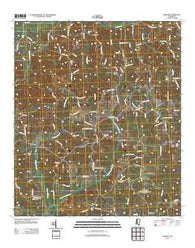 Shivers Mississippi Historical topographic map, 1:24000 scale, 7.5 X 7.5 Minute, Year 2012