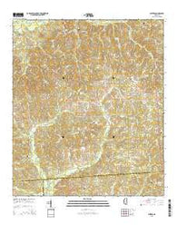 Shivers Mississippi Current topographic map, 1:24000 scale, 7.5 X 7.5 Minute, Year 2015