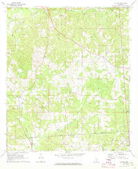 Shivers Mississippi Historical topographic map, 1:24000 scale, 7.5 X 7.5 Minute, Year 1971