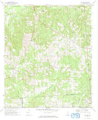 Shivers Mississippi Historical topographic map, 1:24000 scale, 7.5 X 7.5 Minute, Year 1971