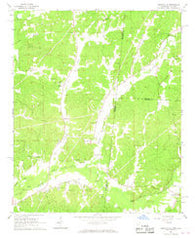 Shottsville Alabama Historical topographic map, 1:24000 scale, 7.5 X 7.5 Minute, Year 1967