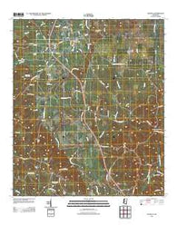 Shubuta Mississippi Historical topographic map, 1:24000 scale, 7.5 X 7.5 Minute, Year 2012