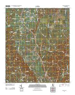 Shubuta Mississippi Historical topographic map, 1:24000 scale, 7.5 X 7.5 Minute, Year 2012