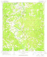 Shubuta Mississippi Historical topographic map, 1:24000 scale, 7.5 X 7.5 Minute, Year 1964