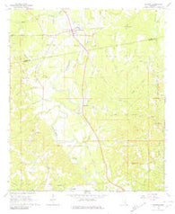 Shubuta Mississippi Historical topographic map, 1:24000 scale, 7.5 X 7.5 Minute, Year 1964