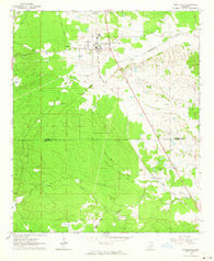 Shuqualak Mississippi Historical topographic map, 1:24000 scale, 7.5 X 7.5 Minute, Year 1962