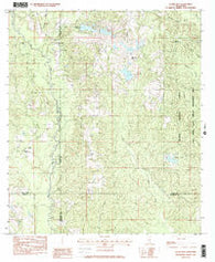 Silver Run Mississippi Historical topographic map, 1:24000 scale, 7.5 X 7.5 Minute, Year 1982