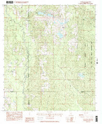 Silver Run Mississippi Historical topographic map, 1:24000 scale, 7.5 X 7.5 Minute, Year 1982
