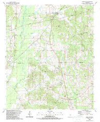 Singleton Mississippi Historical topographic map, 1:24000 scale, 7.5 X 7.5 Minute, Year 1989