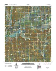 Skuna Mississippi Historical topographic map, 1:24000 scale, 7.5 X 7.5 Minute, Year 2012