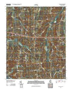 Slayden Mississippi Historical topographic map, 1:24000 scale, 7.5 X 7.5 Minute, Year 2010