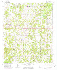 Slayden Mississippi Historical topographic map, 1:24000 scale, 7.5 X 7.5 Minute, Year 1965