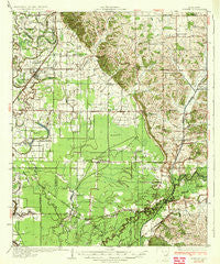 Sledge Mississippi Historical topographic map, 1:62500 scale, 15 X 15 Minute, Year 1935