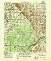 Sledge Mississippi Historical topographic map, 1:62500 scale, 15 X 15 Minute, Year 1939