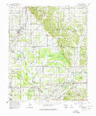 Sledge Mississippi Historical topographic map, 1:62500 scale, 15 X 15 Minute, Year 1963
