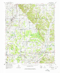 Sledge Mississippi Historical topographic map, 1:62500 scale, 15 X 15 Minute, Year 1963
