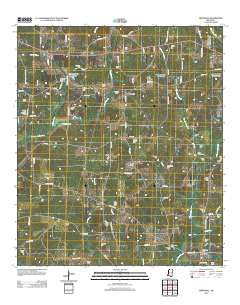 Smithdale Mississippi Historical topographic map, 1:24000 scale, 7.5 X 7.5 Minute, Year 2012