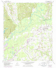 Smithville Mississippi Historical topographic map, 1:24000 scale, 7.5 X 7.5 Minute, Year 1966