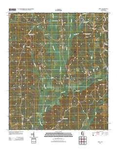 Snell Mississippi Historical topographic map, 1:24000 scale, 7.5 X 7.5 Minute, Year 2012