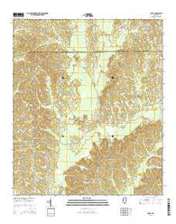 Snell Mississippi Current topographic map, 1:24000 scale, 7.5 X 7.5 Minute, Year 2015