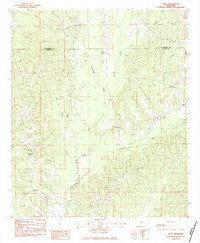 Snell Mississippi Historical topographic map, 1:24000 scale, 7.5 X 7.5 Minute, Year 1983