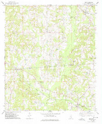 Soso Mississippi Historical topographic map, 1:24000 scale, 7.5 X 7.5 Minute, Year 1974