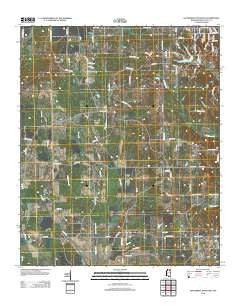 Southwest Pontotoc Mississippi Historical topographic map, 1:24000 scale, 7.5 X 7.5 Minute, Year 2012