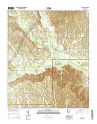 Sparta Mississippi Current topographic map, 1:24000 scale, 7.5 X 7.5 Minute, Year 2015