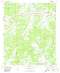 Splinter Mississippi Historical topographic map, 1:24000 scale, 7.5 X 7.5 Minute, Year 1980