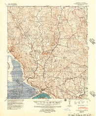 St. Francisville Louisiana Historical topographic map, 1:62500 scale, 15 X 15 Minute, Year 1939
