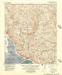 St. Francisville Louisiana Historical topographic map, 1:62500 scale, 15 X 15 Minute, Year 1939