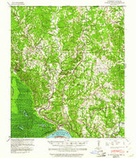St. Francisville Louisiana Historical topographic map, 1:62500 scale, 15 X 15 Minute, Year 1939