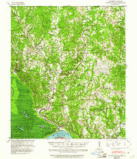 St. Francisville Louisiana Historical topographic map, 1:62500 scale, 15 X 15 Minute, Year 1939