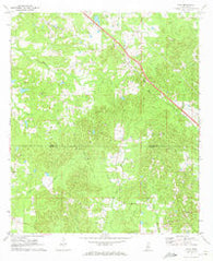 Star Mississippi Historical topographic map, 1:24000 scale, 7.5 X 7.5 Minute, Year 1971