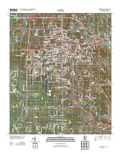 Starkville Mississippi Historical topographic map, 1:24000 scale, 7.5 X 7.5 Minute, Year 2012