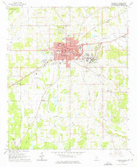 Starkville Mississippi Historical topographic map, 1:24000 scale, 7.5 X 7.5 Minute, Year 1965