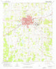 Starkville Mississippi Historical topographic map, 1:24000 scale, 7.5 X 7.5 Minute, Year 1965