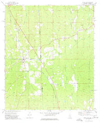 State Line Mississippi Historical topographic map, 1:24000 scale, 7.5 X 7.5 Minute, Year 1974