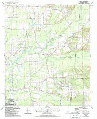 Steens Mississippi Historical topographic map, 1:24000 scale, 7.5 X 7.5 Minute, Year 1987
