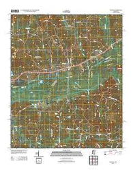Stewart Mississippi Historical topographic map, 1:24000 scale, 7.5 X 7.5 Minute, Year 2012