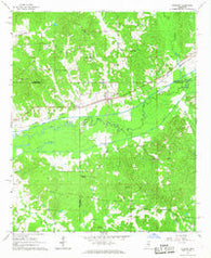 Stewart Mississippi Historical topographic map, 1:24000 scale, 7.5 X 7.5 Minute, Year 1966