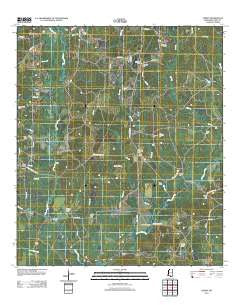 Street Mississippi Historical topographic map, 1:24000 scale, 7.5 X 7.5 Minute, Year 2012