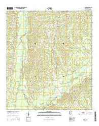 Street Mississippi Current topographic map, 1:24000 scale, 7.5 X 7.5 Minute, Year 2015