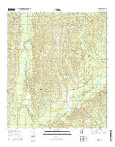 Street Mississippi Current topographic map, 1:24000 scale, 7.5 X 7.5 Minute, Year 2015