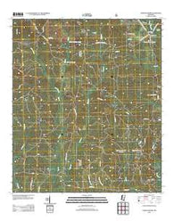 Strengthford Mississippi Historical topographic map, 1:24000 scale, 7.5 X 7.5 Minute, Year 2012