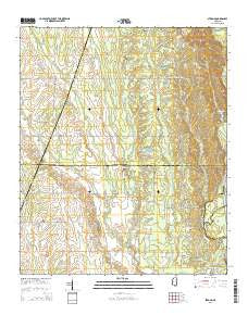 Strong Mississippi Current topographic map, 1:24000 scale, 7.5 X 7.5 Minute, Year 2015