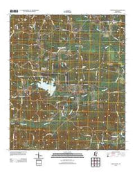 Stronghope Mississippi Historical topographic map, 1:24000 scale, 7.5 X 7.5 Minute, Year 2012
