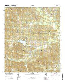 Stronghope Mississippi Current topographic map, 1:24000 scale, 7.5 X 7.5 Minute, Year 2015